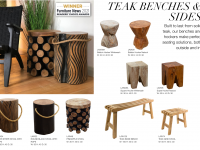 2022- TEAK BENCHES AND SIDES
